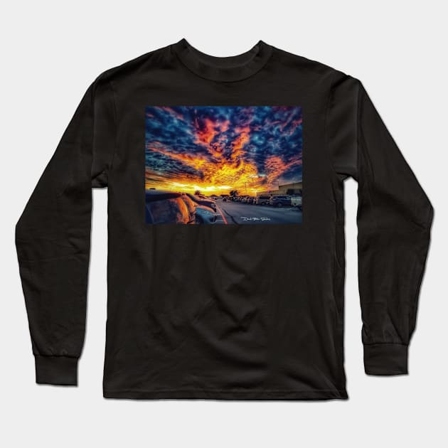 Come Sundown Long Sleeve T-Shirt by davidbstudios